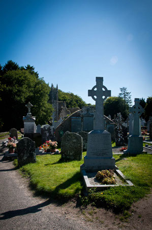 The graveyard at St. Mullins, Co. Carlow.